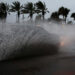 Lluvias en el sur de Florida. Foto: EFE.