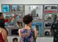 Inauguración de Estudio Z, proyecto de los fotógrafos Yander Zamora y Roberto Ruiz en La Habana. Foto: Ernesto Mastrascusa / EFE.