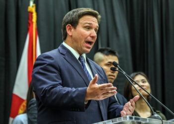 El gobernador de Florida, Ron Desantis. Foto: Giorgio Viera/EFE.