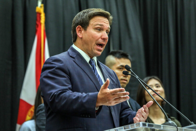 El gobernador de Florida, Ron Desantis. Foto: Giorgio Viera/EFE.