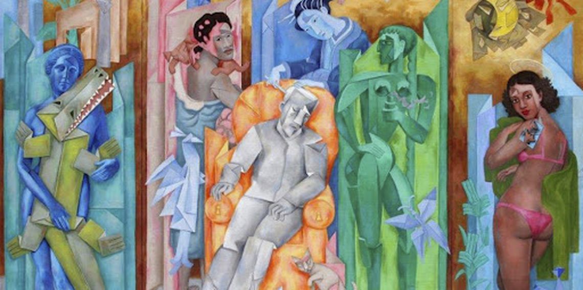 Obra del pintor cubano Adigio Benítez. Foto: Fondo de Bienes Culturales / Archivo.