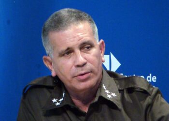 Primer Coronel Mario Méndez Mayedo, Jefe de la Dirección de Identificación, Inmigración y Extranjería, del Ministerio del Interior ( MININT) Foto. AMD On Cuba
