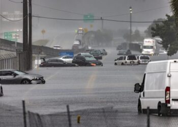Inundaciones en Florida, 2023. Foto: EFE.