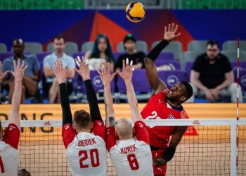 Marlon Yant fue el principal anotador cubano en la Liga de Naciones 2024. Foto: Volleyball World.