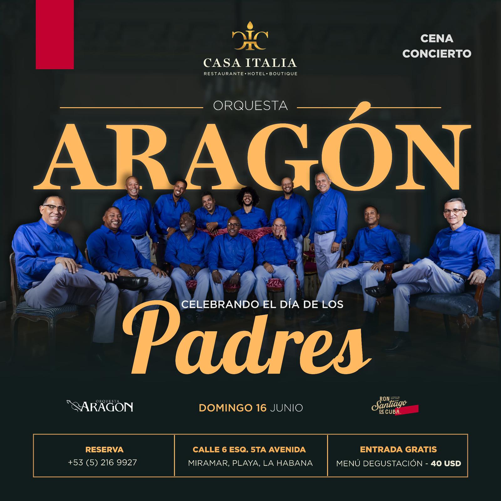 cena concierto con la aragón