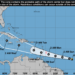 Cono de la posible trayectoria de la tormenta tropical Beryl. Gráfico: Centro Nacional de Huracanes de Estados Unidos.