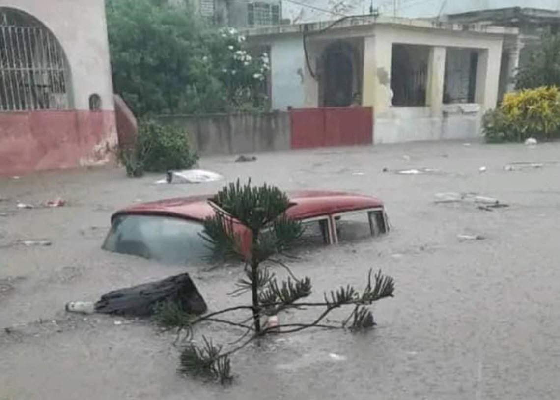 Inundaciones en La Habana, el sábado 22 de junio de 2024. Foto: Tomada de las redes sociales.