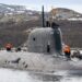 Submarino nuclear polivalente K-561 Kazán, en la bahía de Nerpichya en la región de Murmansk, Rusia. Foto: RT.