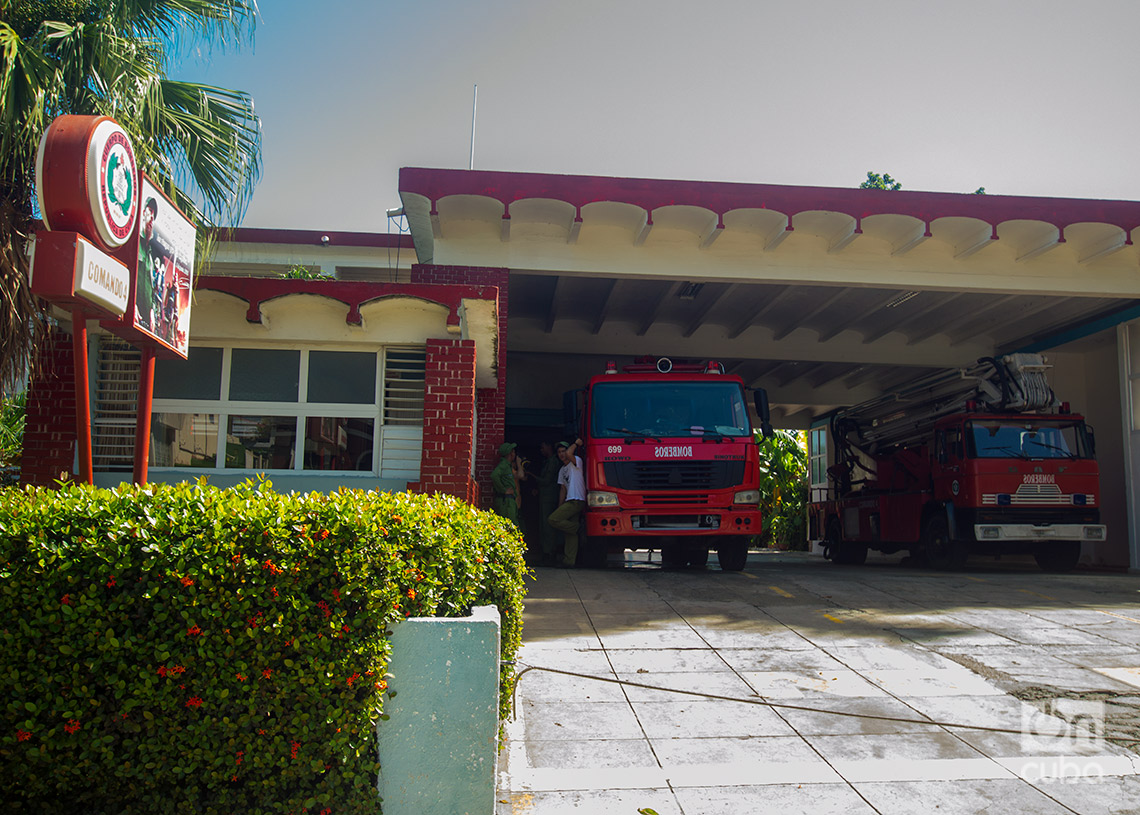 Cuartel del Comando 4 del Cuerpo de Bomberos. Foto: Otmaro Rodríguez.