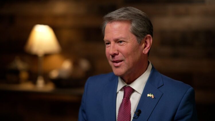 El gobernador de Georgia, Brian Kemp. Foto: YouTube.