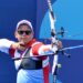 El arquero cubano Hugo Franco durante la ronda de matches de los Juegos Olímpicos de París 2024. Foto: Ricardo López Hevia.