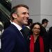 El presidente Macron en Washington DC para la Cumbre de la OTAN. Foto: EFE.