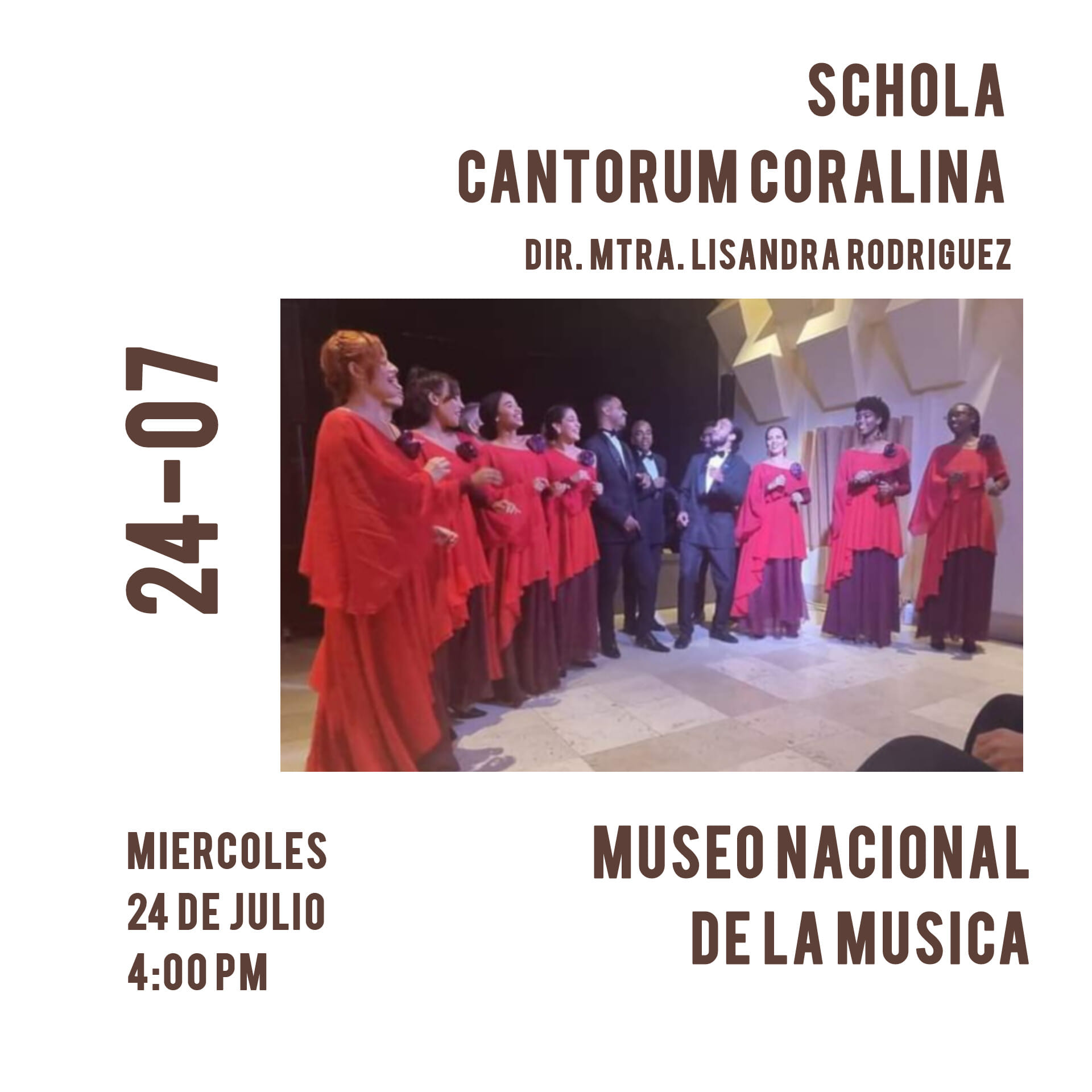 Schola Cantorum Coralina julio