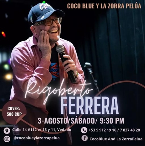 rigoberto ferrera en coco blue agosto