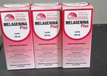 Melagenina Plus, medicamento cubano contra el vitiligo. Foto: OPS / Archivo.