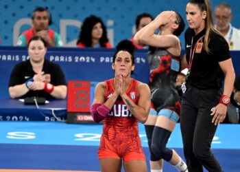 Yusneylis Guzmán se convertirá en la primera medallista de la lucha femenina cubana en Juegos Olímpicos. Foto: Ricardo López Hevia.