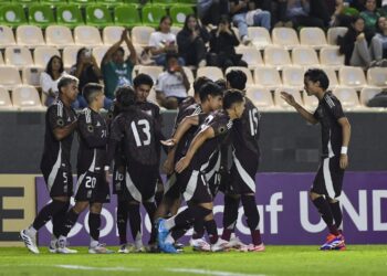 México anotó par de goles en menos de diez minutos y derrotó a Cuba. Foto: Sandra Bautista.