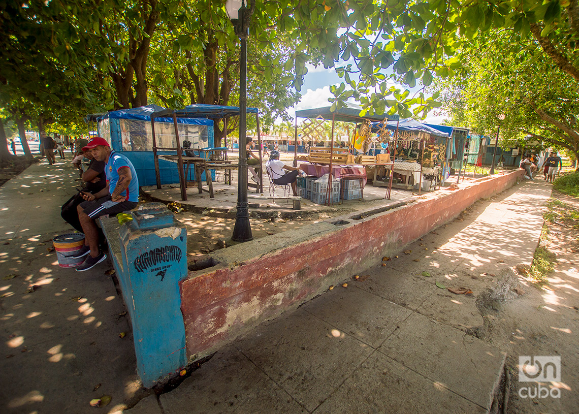 Antiguo parque de diversiones Los Caballito, hoy es un lugar de TCP y Mipymes, en Guanabo. Foto: Otmaro Rodríguez.