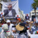 Alrededor de 4 mil personas se manifestaron este sábado en Rabat para protestar contra el asesinato en Teherán del jefe del buró político del movimiento islamista palestino Hamas, Ismail Haniyeh, y para pedir la ruptura de relaciones de Marruecos con Israel. Foto: EFE/ María Traspaderne.