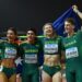 Australia dejó plusmarca para la región de Oceanía en la jornada inaugural, gracias al relevo mixto de 4x400 metros, que detuvo los cronómetros en 3:19.27 minutos. Foto: @WorldAthletics