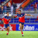 Karel Pérez celebra un gol en el partido contra Honduras que le dió a Cuba el boleto al Mundial Sub-20 de futbol. Foto: Fabián Meza.