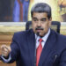 Fotografía de archivo del presidente de Venezuela, Nicolás Maduro, durante una rueda de prensa en el Palacio de Miraflores en Caracas. Foto: Ronald Peña R. / EFE / Archivo.