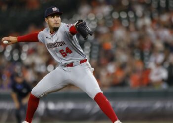 Orlando Ribalta durante su debut en MLB. Foto: www.mlb.com