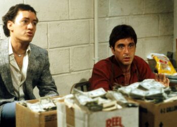 Salazar y Al Pacino. Fotograma de Scarface, tomado de The New York Times.