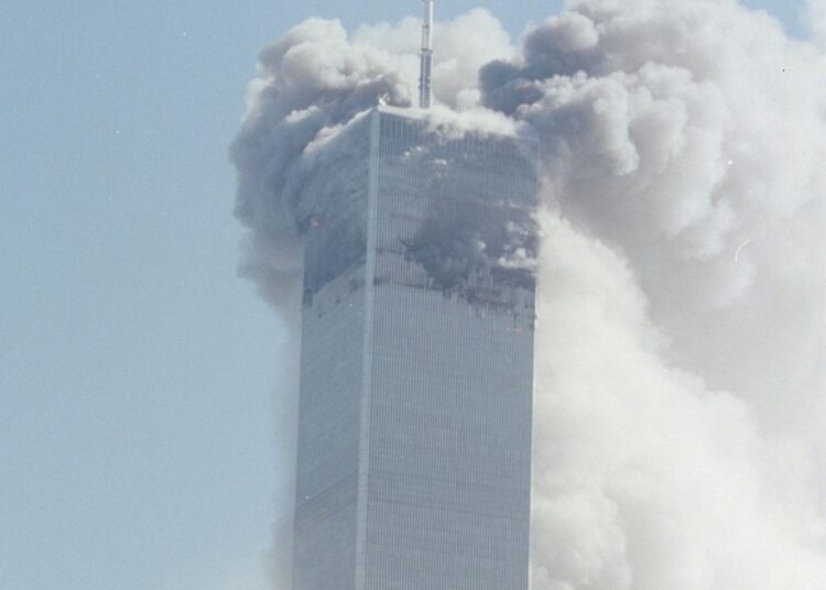 Ataque terrorista contra las Torres Gemelas de Nueva York del 11 de septiembre de 2001. Foto: EFE/Pedro J. Cárdenas ARCHIVO.