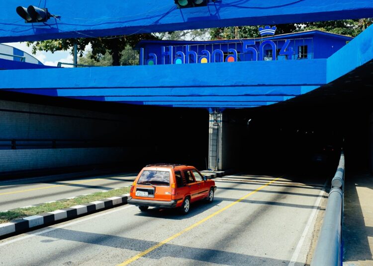 Túnel de Quinta Avenida, en La Habana. Foto: Facebook/ Eduardo Rodríguez Dávila.