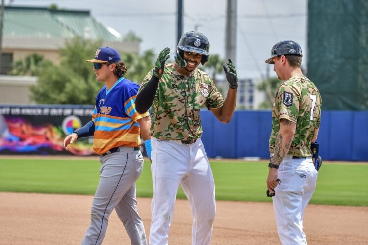 Ernesto Martínez Jr. fue elegido como el mejor primera base de la Southern League. Foto: Biloxi Shuckers.