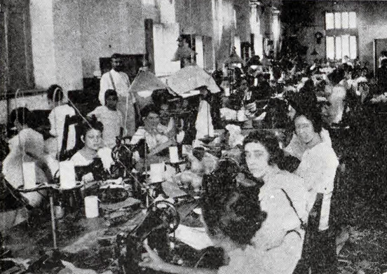 The National Footwear Company had approximately 600 workers on its staff. 