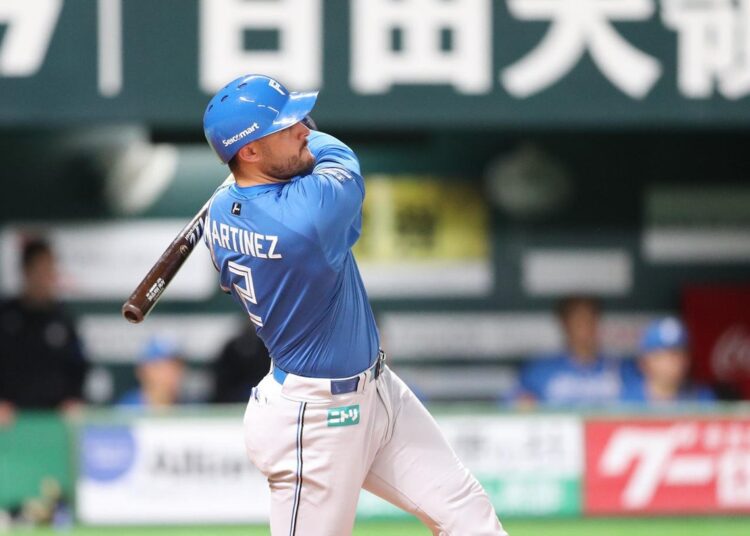 El pelotero cubano Ariel Martínez, de los Luchadores de Nippon Ham en el béisbol profesional de Japón. Foto: TV Yumurí / Archivo.