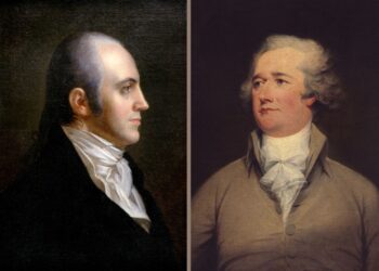 Aaron Burr mató a Alexander Hamilton durante un duelo en 1804, uno de los sucesos más dramáticos en la historia de la política estadounidense.