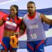 Omara Durand celebra junto a su guía Yuniol Kindelán su triunfo en la final de 200 metros T12 en los Juegos Paralímpicos de París 2024. Foto: Calixto N. Llanes / Jit.