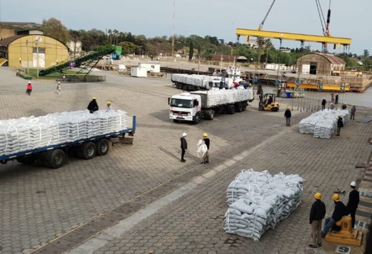 Buque con 10 mil toneladas de frijoles negros partirá desde Argentina rumbo a Cuba. Foto: Tomada de La Opinión.