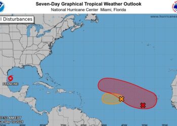 Imagen: NOAA NWS National Hurricane Center.