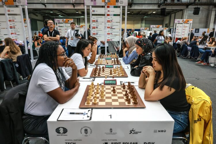 Cubanas durante su participación el pasado jueves. Foto: Mark Livshitz.