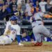 Los Dodgers comenzaron a todo tren la Serie de Campeonato con una inapelable victoria de 9-0 sobre los Mets. Foto: Allison Dinner/EFE.