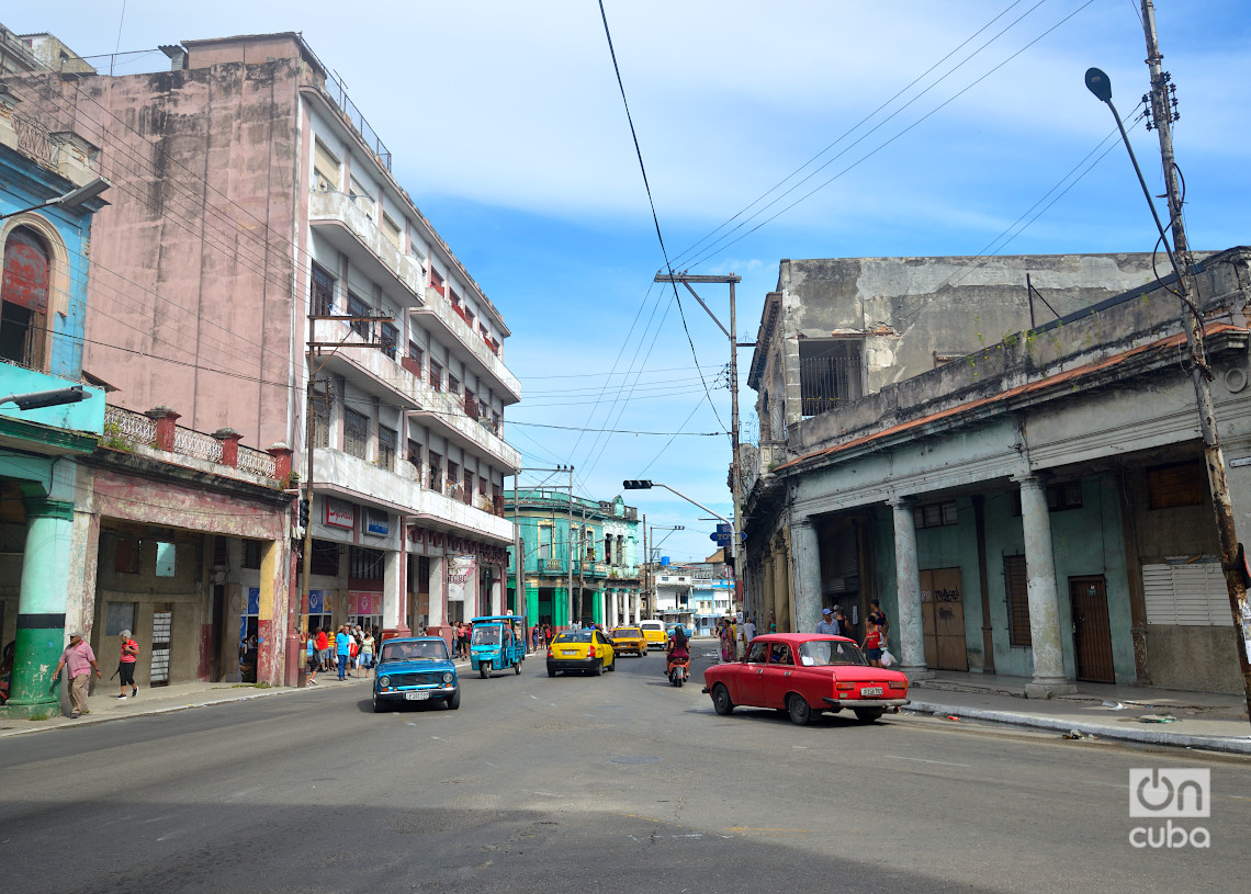 Zona de la célebre Esquina de Toyo en La Habana. Foto: Otmaro Rodríguez.