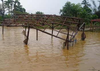 Inundación provocada por el ciclón Oscar en Baracoa, Guantánamo. Foto: Primada Visión / Facebook.