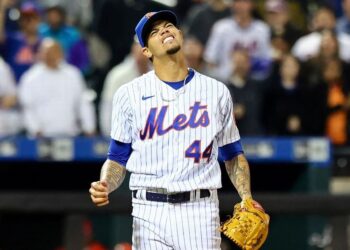 El lanzador cubano Yoan López, durante su etapa con los Mets de Nueva York. Foto: ESPN / Archivo.