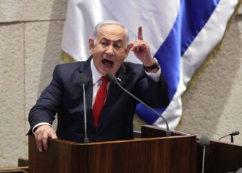 Netanyahu habla en Jerusalem, el 18 noviembre de 2024. Foto: ABIR SULTAN/EFE/EPA.