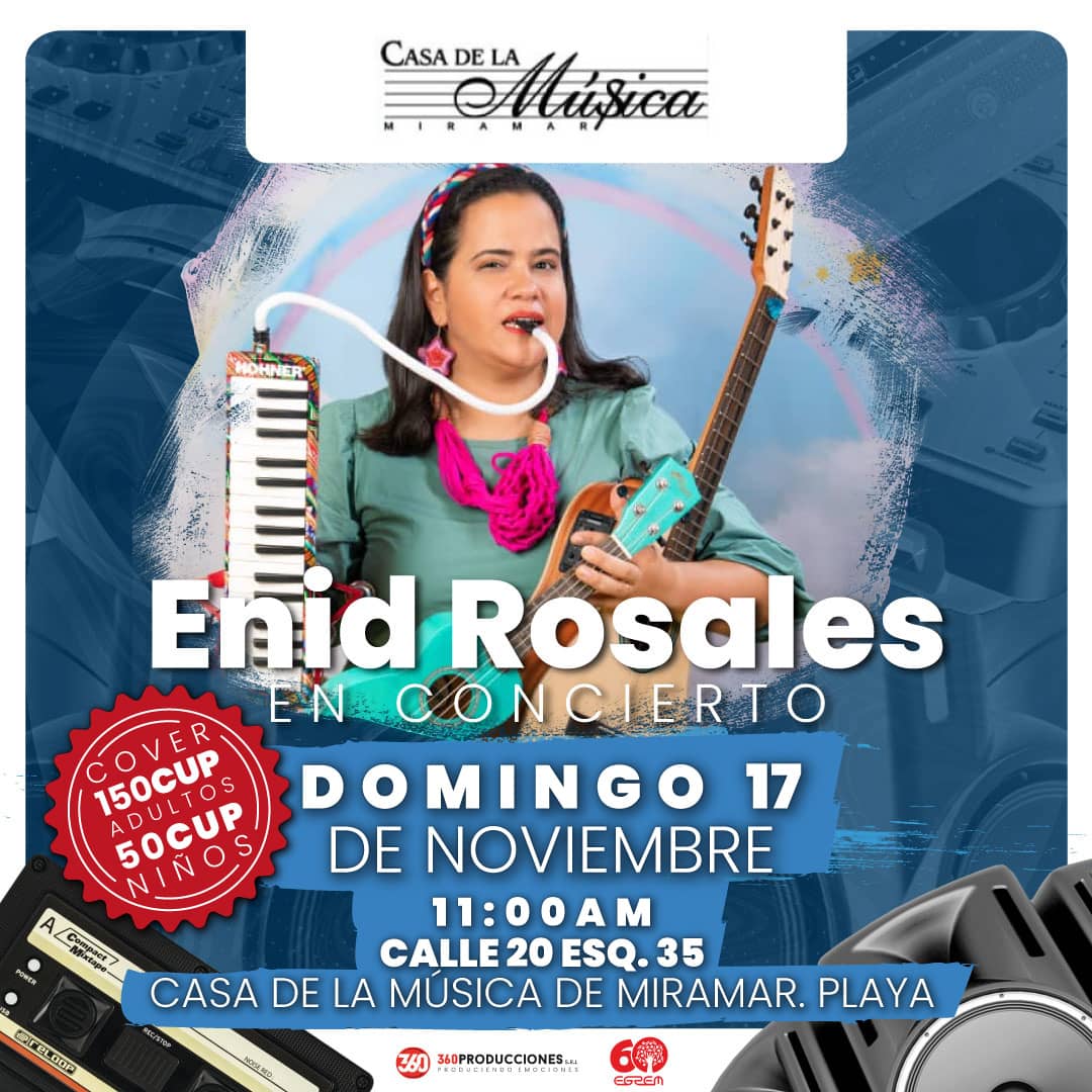 Enid Rosales en concierto