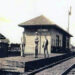 La estación ferroviaria de Ceballos, por donde pasaban los trenes que iban hacia Morón o Ciego de Ávila.