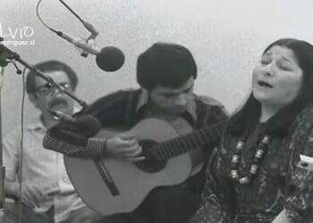 Mercedes Sosa en Casa de las Américas, 1974. Fotograma de documental realizado por el Icaic.