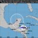 Cono de la posible trayectoria de la depresión tropical 19. Gráfico: Centro Nacional de Huracanes de Estados Unidos.