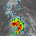 Imagen de satélite del huracán Rafael mientras se acerca al occidente de Cuba. Foto: Insmet.