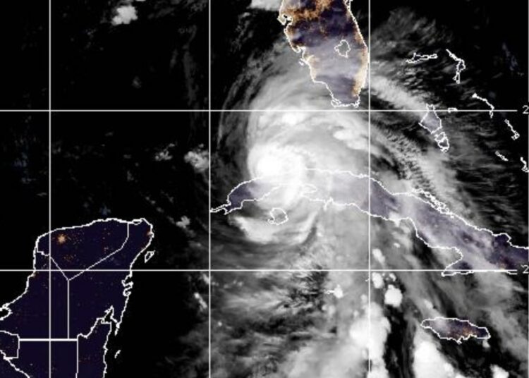 Centro de Rafael en la costa norte de Cuba. Foto: Tomada de NOAA (online).