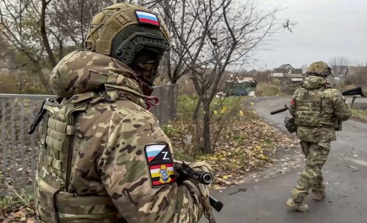 Los combates entre las fuerzas rusas y ucranianas continúan en la región de Kursk desde el 6 de agosto tras una incursión militar ucraniana en la región fronteriza rusa. Foto: EFE/EPA/SERVICIO DE PRENSA DEL MINISTERIO DE DEFENSA DE RUSIA.